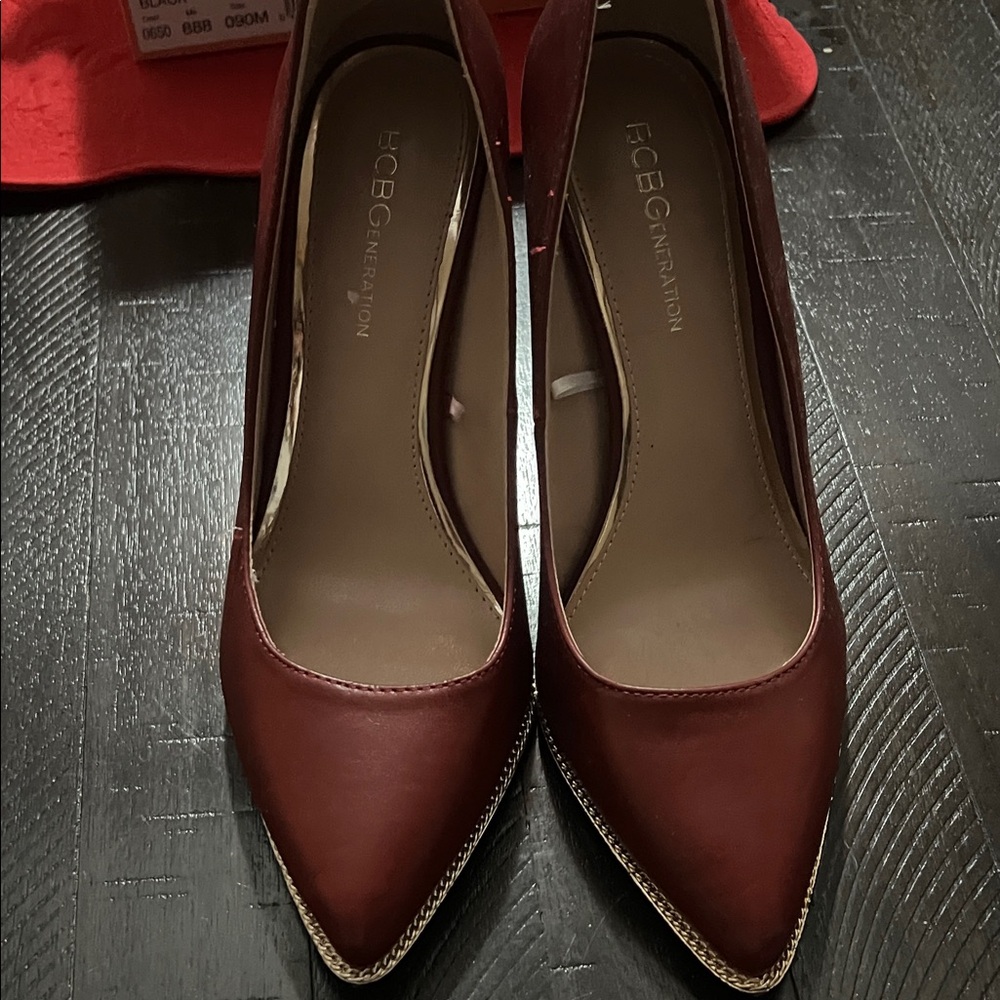 BCBGeneration Women's Burgundy Heels